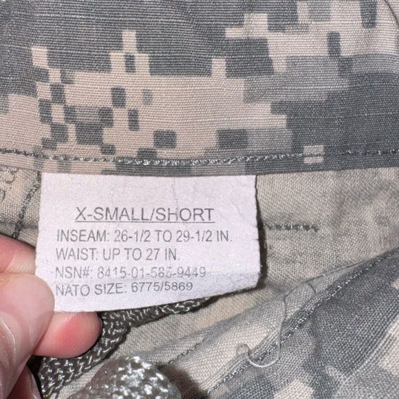 Vintage Camouflage Military Pants Size XS - Picture 3 of 5